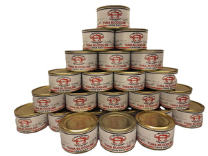 Case of #24 Half Pound Cans of (Tuna Bloodline) Crab, Prawn and Lobster Bait