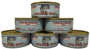 6 pack of Anise Scent Tuna Bloodline Salmon Bait