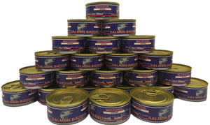 Mackerel (Case of 24, 3oz. cans of salmon lure bait)