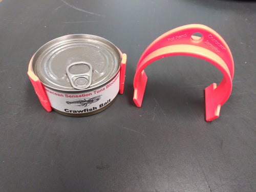 Can holding clips for our 3 oz. crawfish bait cans
