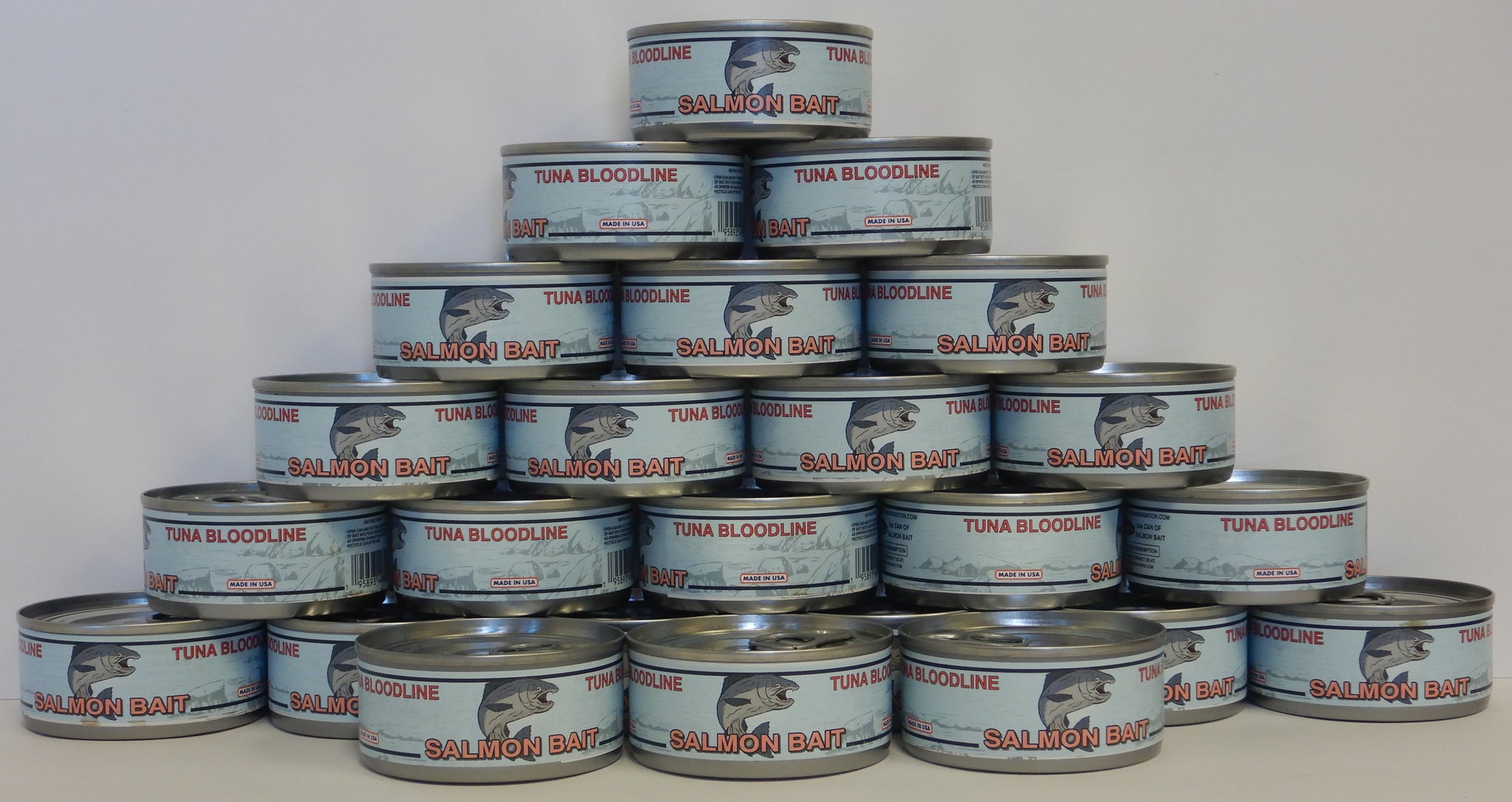 Case of Salmon/Steelhead Lure Bait (#24 3oz. cans in natural tuna