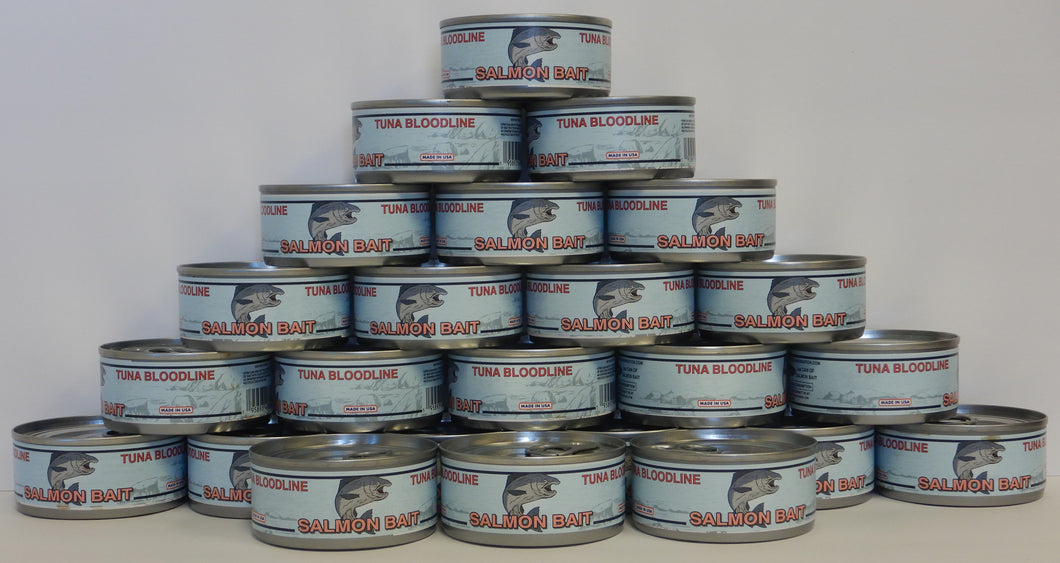 Case of Salmon/Steelhead Lure Bait (#24 3oz. cans in natural tuna oil)